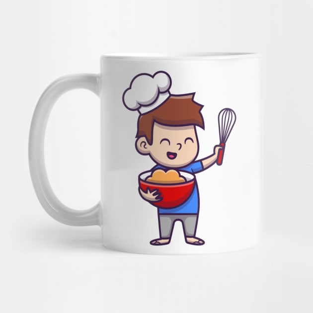 Cute Boy Chef Cooking by Catalyst Labs